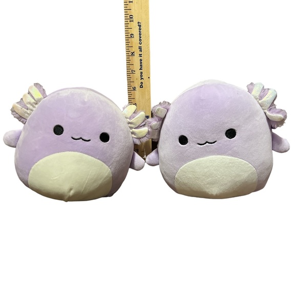 Squishmallows 1 white unicorn 1Gala Griffin 2 Purple Axolotl 1 Hug Mees Unicorn - Picture 8 of 10